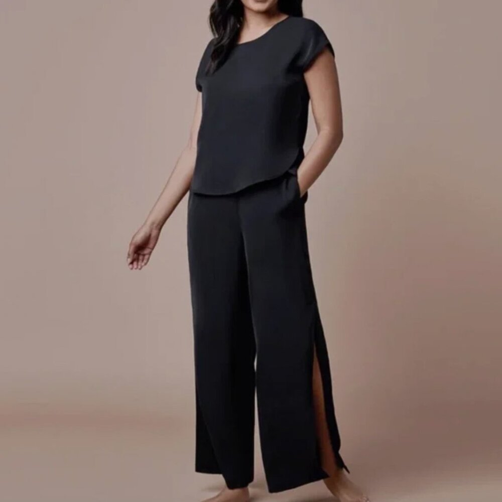 Elizabeth & Clarke All Hours Vegan Silk Pajama Set, Fiona & Gemma - Size 1X